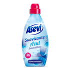 Suavizante concentrado Asevi 36 lavados azul frescor intenso