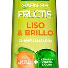 Champú fortificante Fructis 380ml liso&brillo