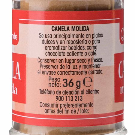 Canela Alipende 36g molida
