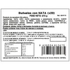Bu&ntilde;uelos rellenos con nata 270g