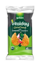 Tortita de cereales y patata extracrunch sabor campesina Vitalday 93g