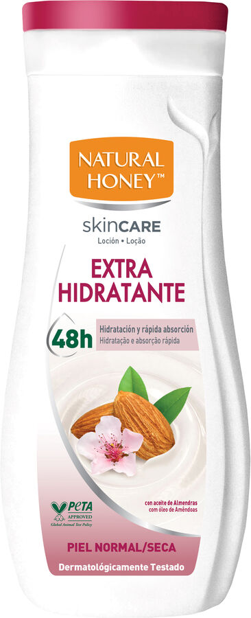 Loción corporal Natural Honey 330 ml Extra Hidratante