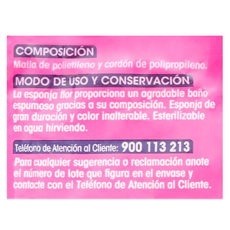 Esponja Bodyplus Flor