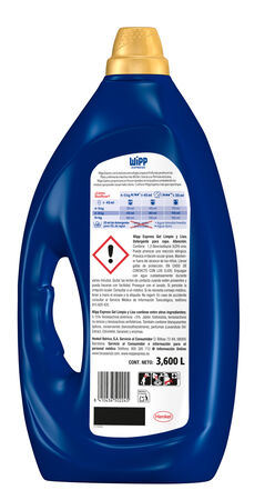 Detergente l&iacute;quido Wipp Express Limpio y Liso 40D+40D