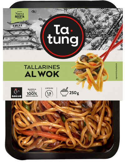 Tallarines al wok Ta-tung 250g