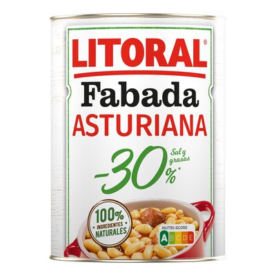 Fabada asturiana con 30% menos de sal Litoral 435g