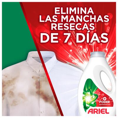 Detergente l&iacute;quido Ariel platinum 40lav + poder quitamanchas