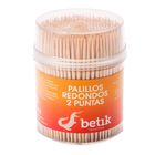 Palillos redondo Betik 2 puntas 500 uds