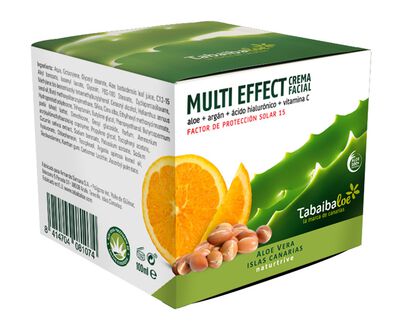 Crema facial Tabaibaloe 100 ml Multi Effect con FPS +15