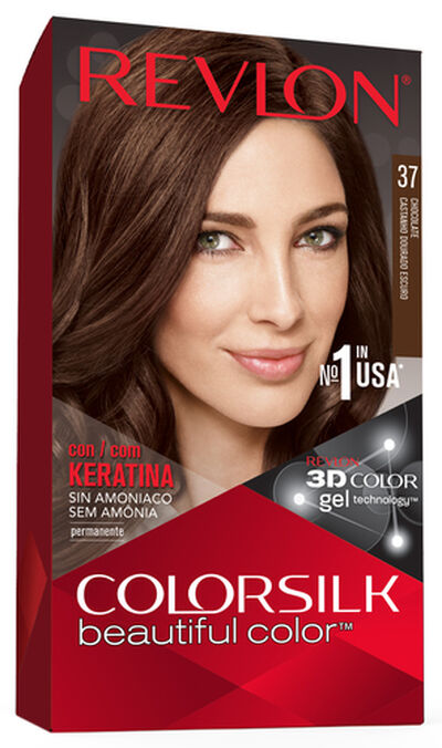 Tinte de cabello sin amoníaco Revlon Colorsilk nº 37 chocolate