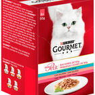 Comida h&uacute;meda gato Purina Gourmet mon petit pack 6
