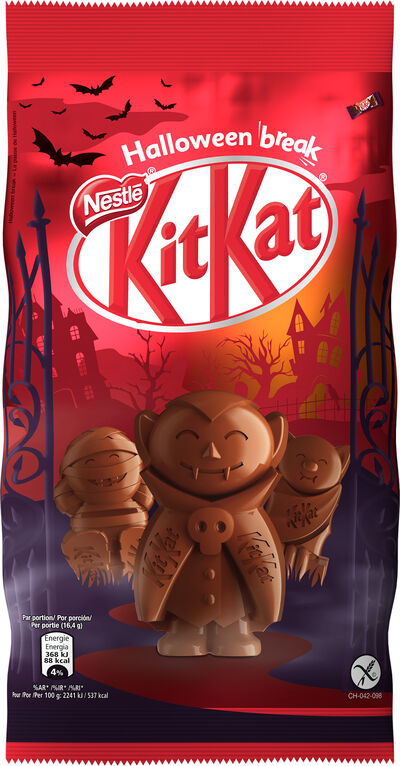 Chocolatina Mini Monsters Kit Kat 123gr