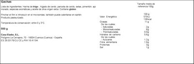 Gachas delicias Eladio 500g