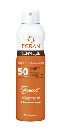 Bruma protectora Ecran Sunnique invisible F50 250ml