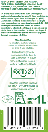 Bebida l&aacute;ctea Alipende 1l omega3