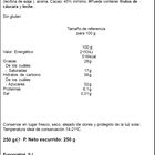 Chips de chocolate negro 45% para repostería Trapa 250g