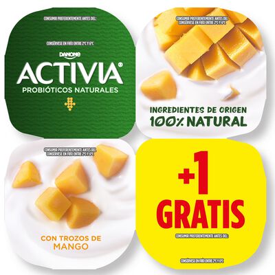 B&iacute;fidus Activia pack 4 mango