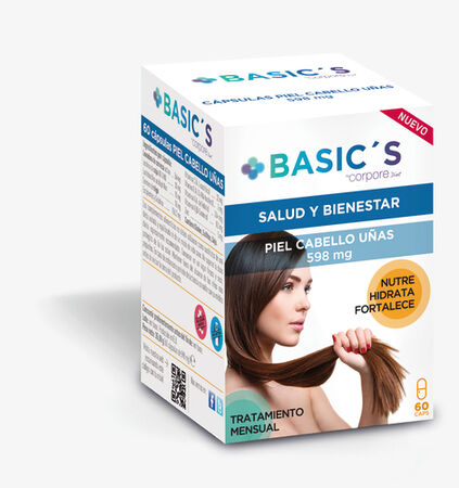Piel-cabello-uñas Basic'S 60 cápsulas