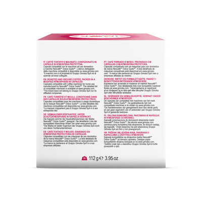 C&aacute;psulas de caf&eacute; espresso intensidad 12 Gimoka 20 c&aacute;psulas (sistema Dolce Gusto)