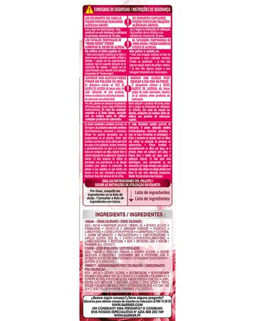 Tinte de cabello Garnier Color Sensation nº 6.35 rubio caramelo