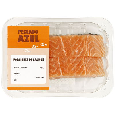 Salm&oacute;n porci&oacute;n Mowi bandeja