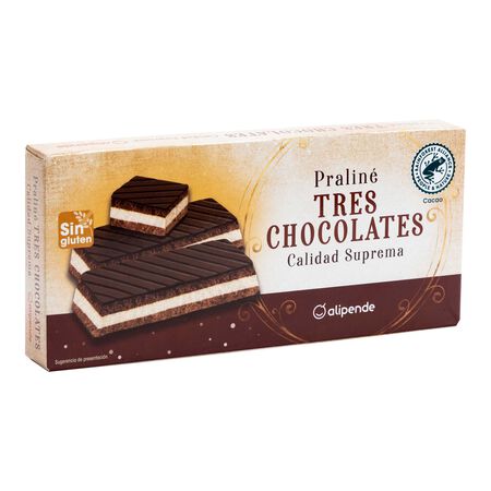 Praliné Alipende 200g tres chocolates