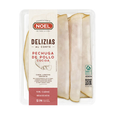 Pechuga de pollo braseado delicada y sabrosa Noel 120g