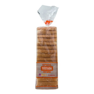 Pan de molde Alipende 820g especial tostada sin tapas