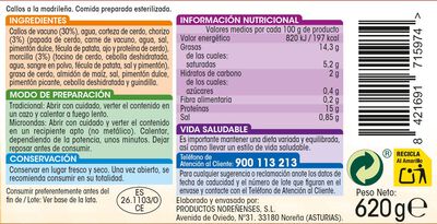 Callos Alipende 620g a la madrileña