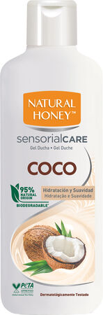 Gel baño Natural Honey 600ml coco