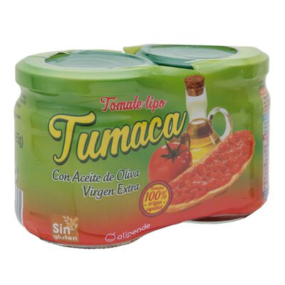 Tomate tumaca al natural Alipende pack 2