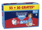 Pa&ntilde;al Dodot pants 33+10 uds talla 4
