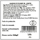 Queso Feta Denominaci&oacute;n De Origen Protegida Hotos 150G Pieza