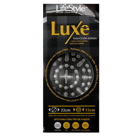 Sartén de aluminio Life Luxe 22cm