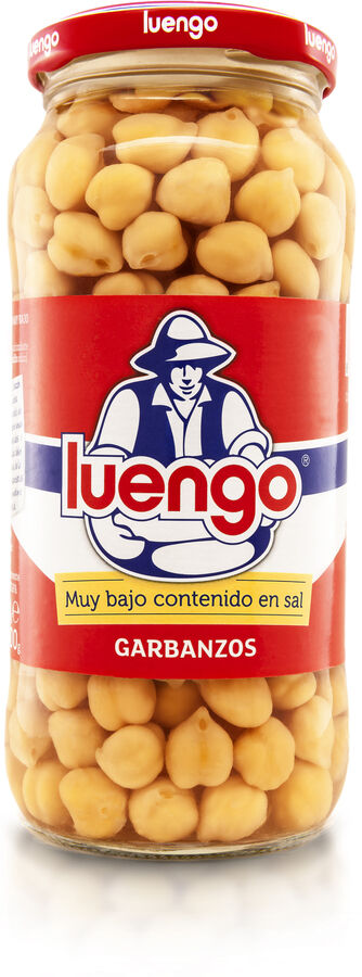 Garbanzo sin sal cocido Luengo 570 g