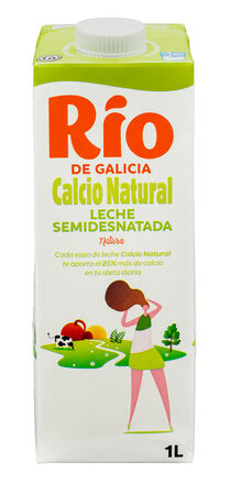Leche calcio Rio 1 litro Semidesnatada