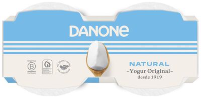 Yogur Danone pack 2 natural