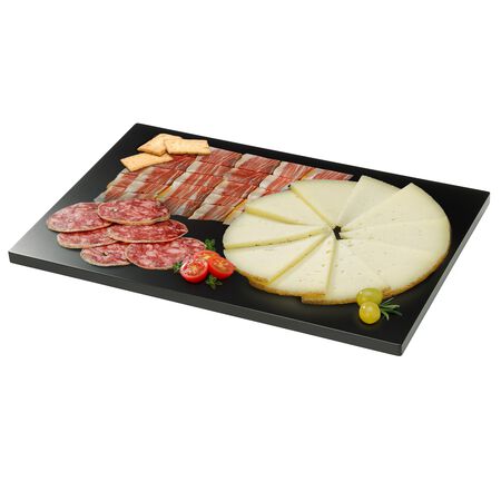 Lote: 250gr Jamón curado +250gr Salchichón + 250 gr Queso curado