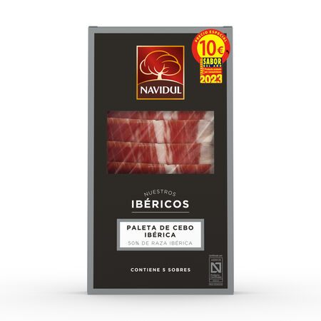 Paleta Cebo 50% Ibérico Navidul 5 sobres de 40gr