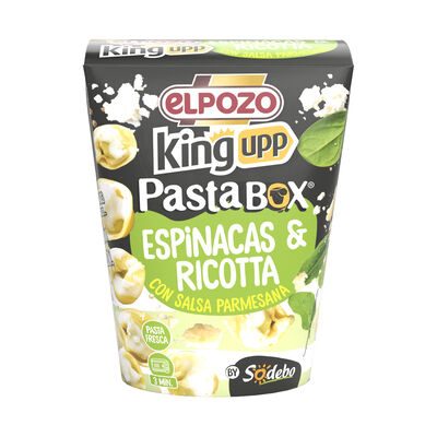 Pasta box espinacas y ricotta ElPozo king upp 280g
