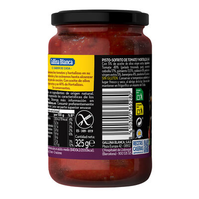 Pisto Casero Gallina Blanca 325G