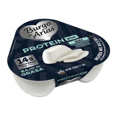 Queso fresco protein plus Burgo de Arias pack 3 uds de 70g