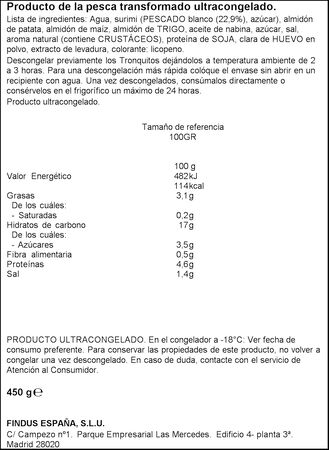 Tronquito de alaska Frudesa 450g