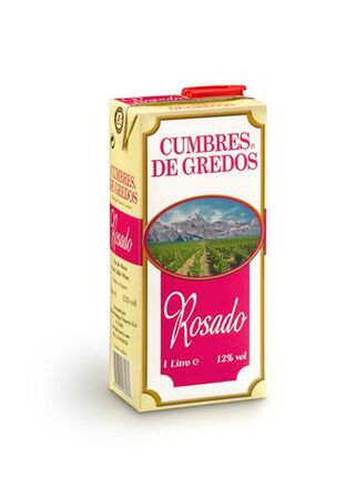 Vino rosado Cumbres de Gredos brik 1l