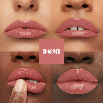Labial L&iacute;quido Superstay Vinylink 16H Maybelline 100 Charmed