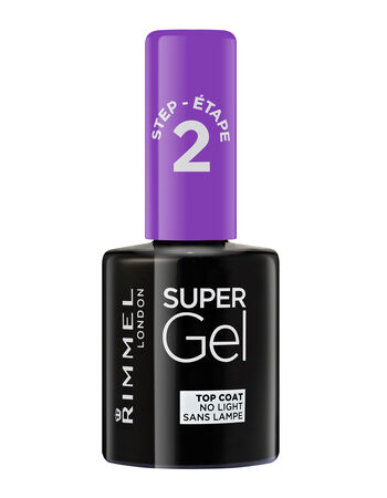 Esmalte de u&ntilde;as Rimmel top coat Super Gel 2&ordf; fase