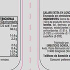 Salami en lonchas calidad extra Alipende pack 4 de 50g