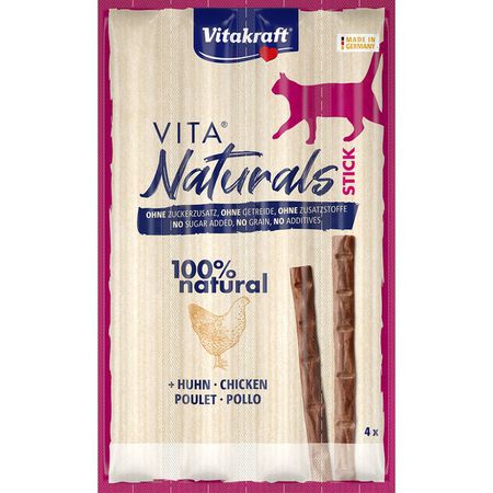 Snack de pollo para gatos natur Vitakraft 20g