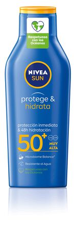 Crema solar Nivea 400ml FPS 50+ protege e hidrata
