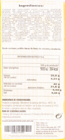 Tarta muerte por chocolate 750 gr